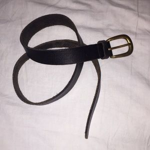 Black Leather Belt